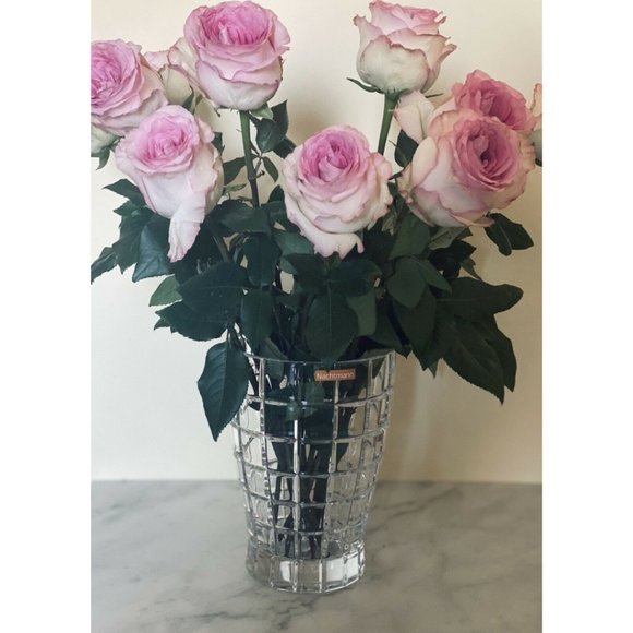 Nachtmann Large Crystal Flower Vase - Picture 3 of 9
